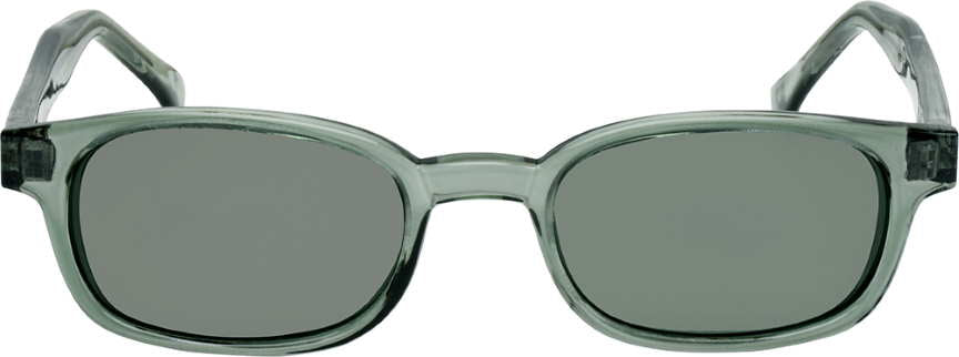 X-KD's 11269 – Verres verts polarisés – Monture vert translucide
