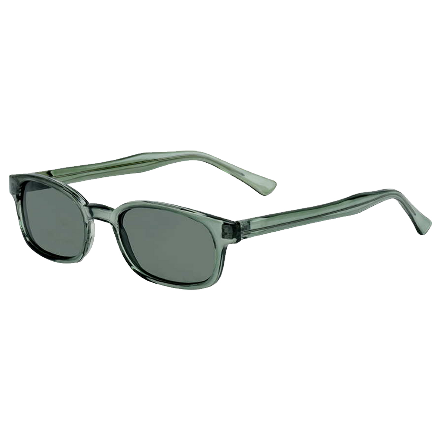Lunettes de soleil KD's 21269 - Monture translucide verte - Verres verts polarisés