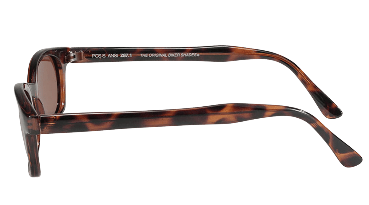 X-KD's 10029 - Ambrées Polarisées - décor Écaille De Tortue - Lunettes de soleil