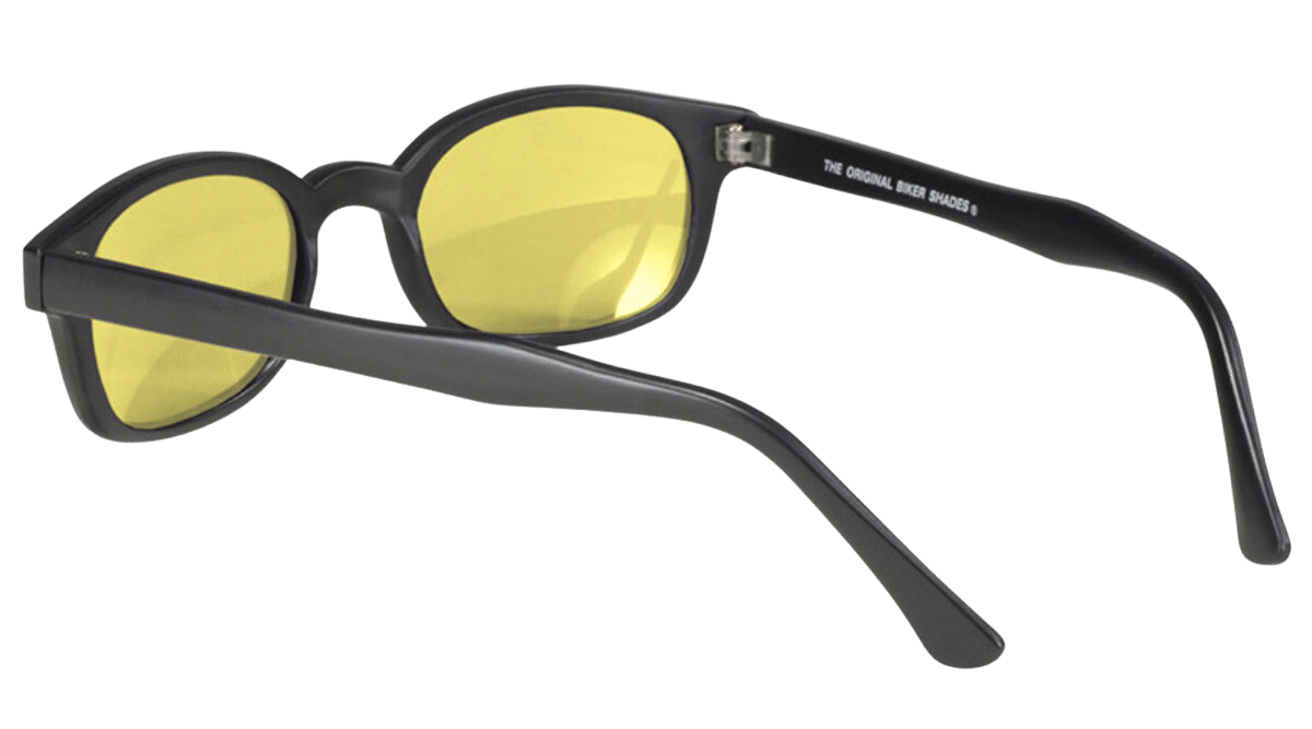 X-KD's 11112 - Jaunes - Monture noir mat - Lunettes de soleil