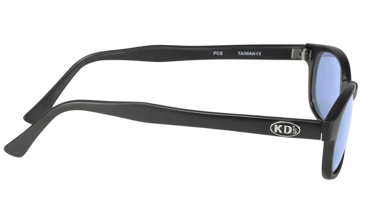 X-KD's 10012 - Bleu - Monture noir mat - Lunettes de soleil