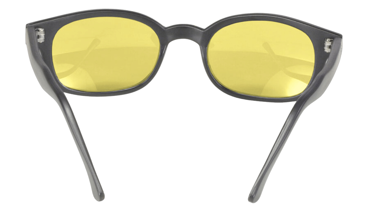 X-KD's 11112 - Jaunes - Monture noir mat - Lunettes de soleil