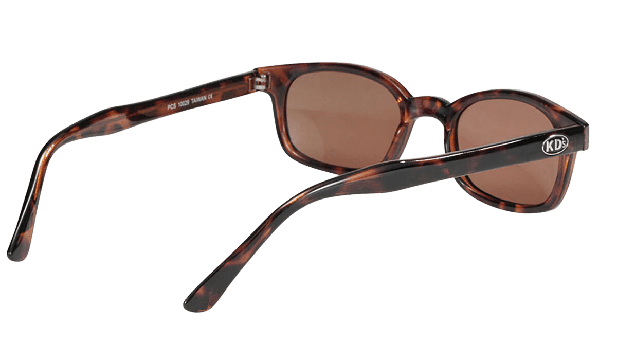 X-KD's 10029 - Ambrées Polarisées - décor Écaille De Tortue - Lunettes de soleil