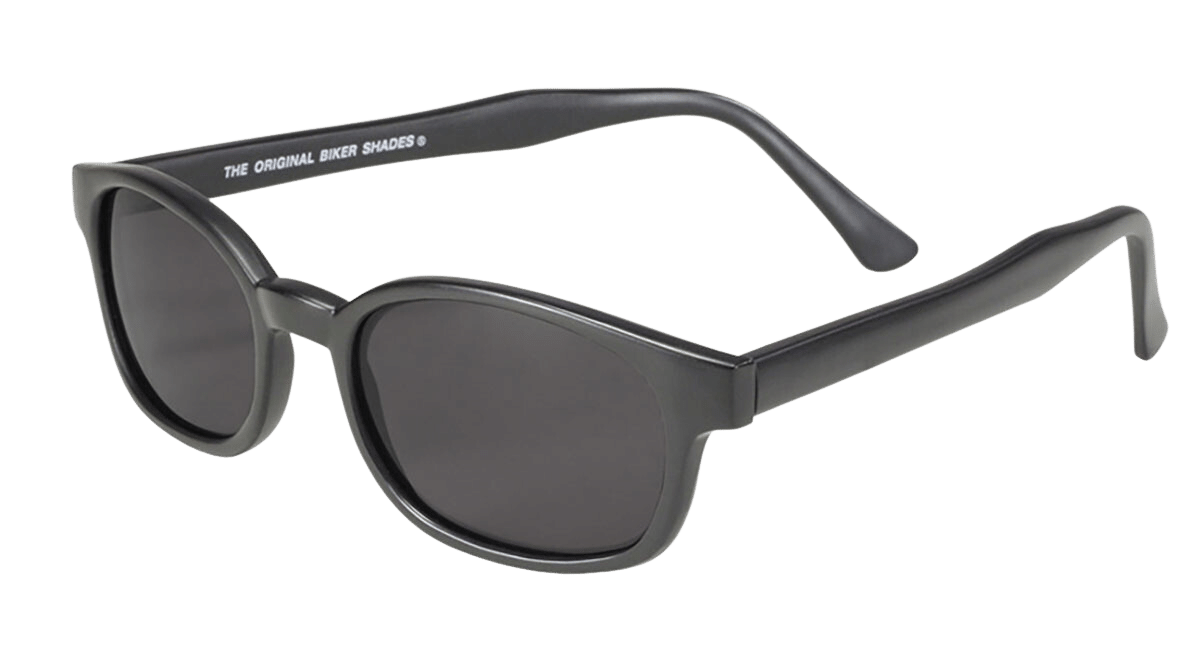X-KD's 11120 - Gris foncé - Monture noir mat - Lunettes de soleil