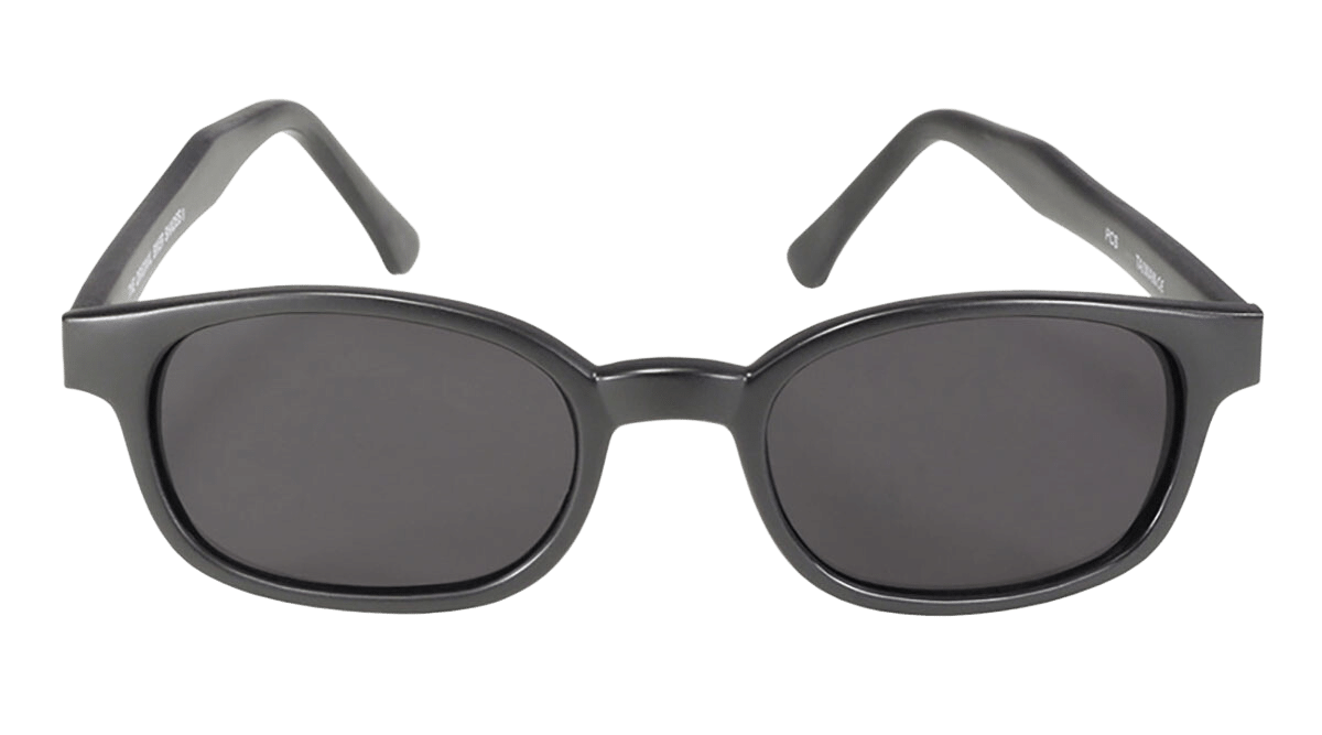 X-KD's 11120 - Gris foncé - Monture noir mat - Lunettes de soleil