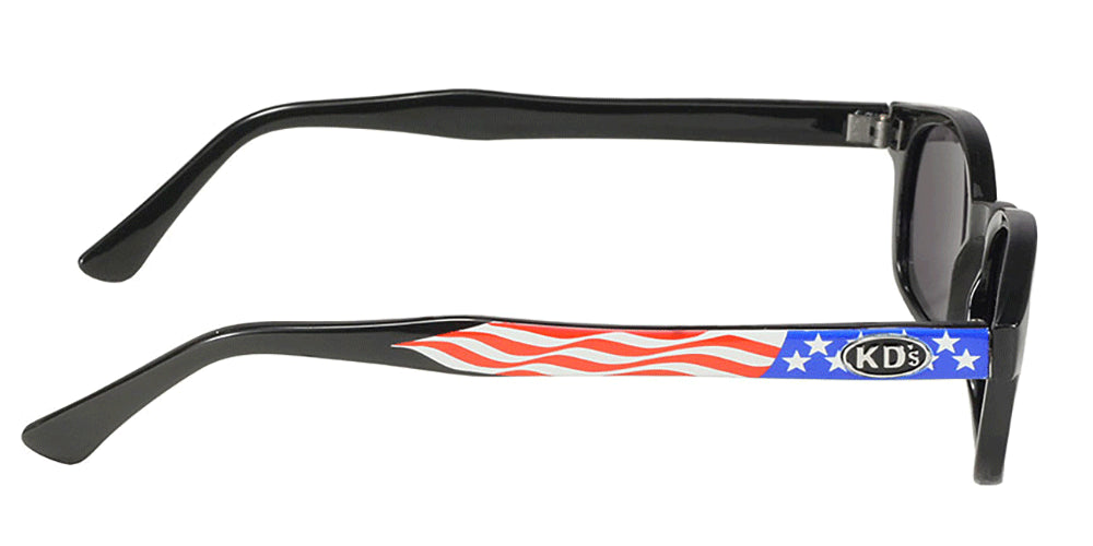 X-KD's 10050 - Fumées - Drapeau U.S - lunettes de soleil