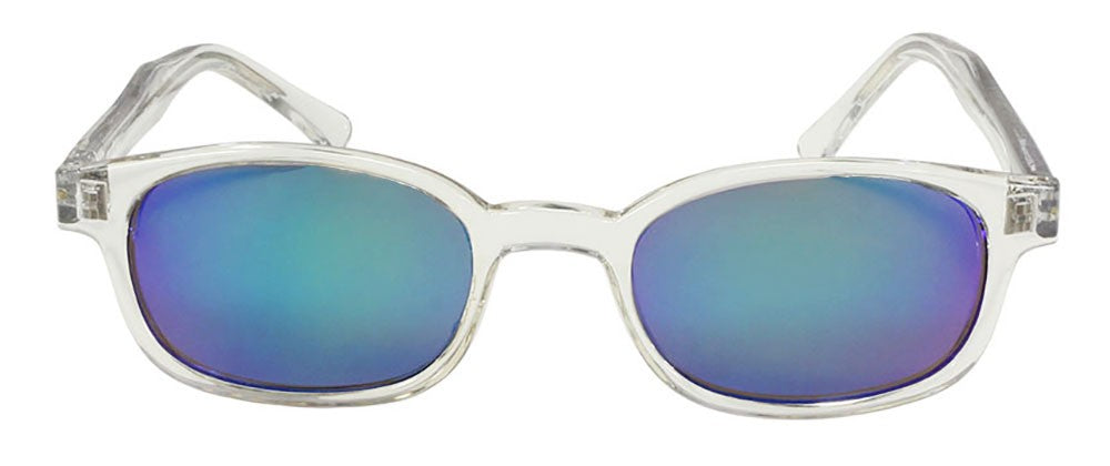 X-KD's 12018 - Cristal - verres miroir colorés - Lunettes de soleil