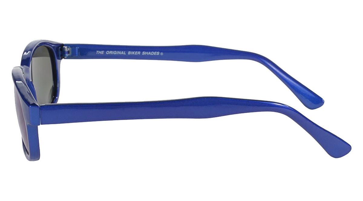X-KD's 10122 - Bleu glacé - verres miroir - lunettes de soleil