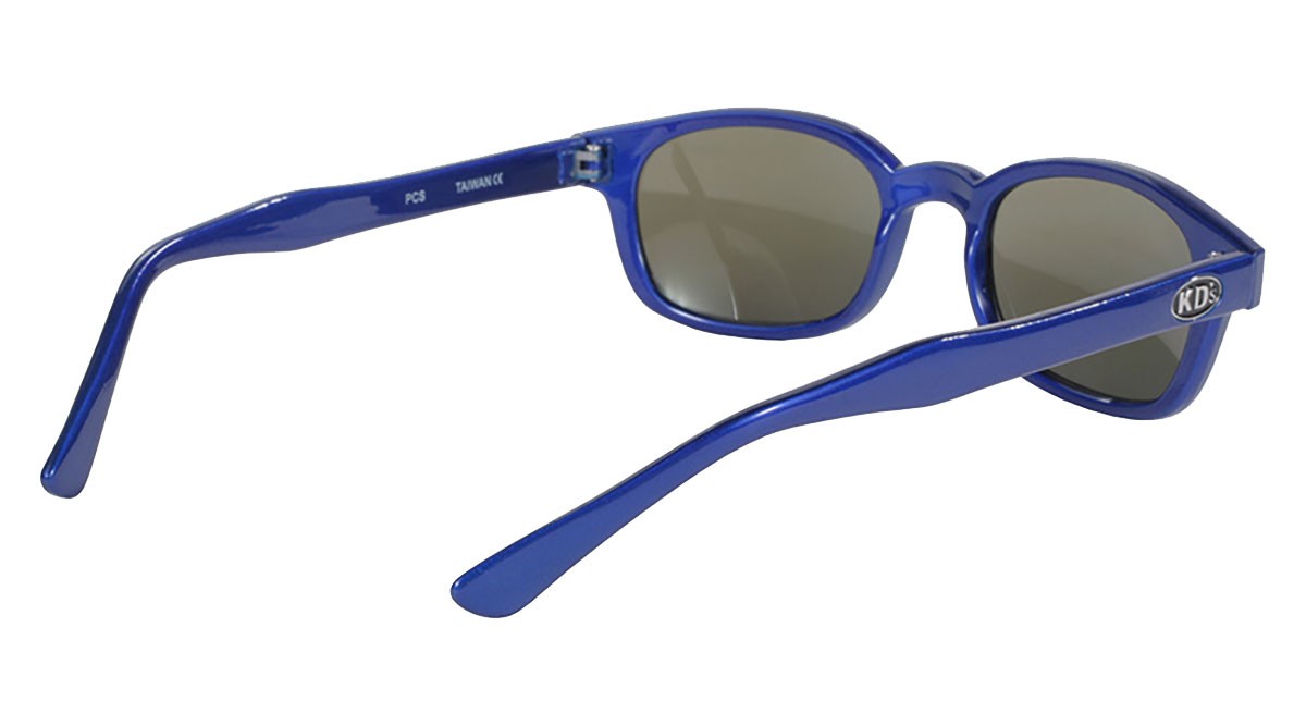 X-KD's 10122 - Bleu glacé - verres miroir - lunettes de soleil