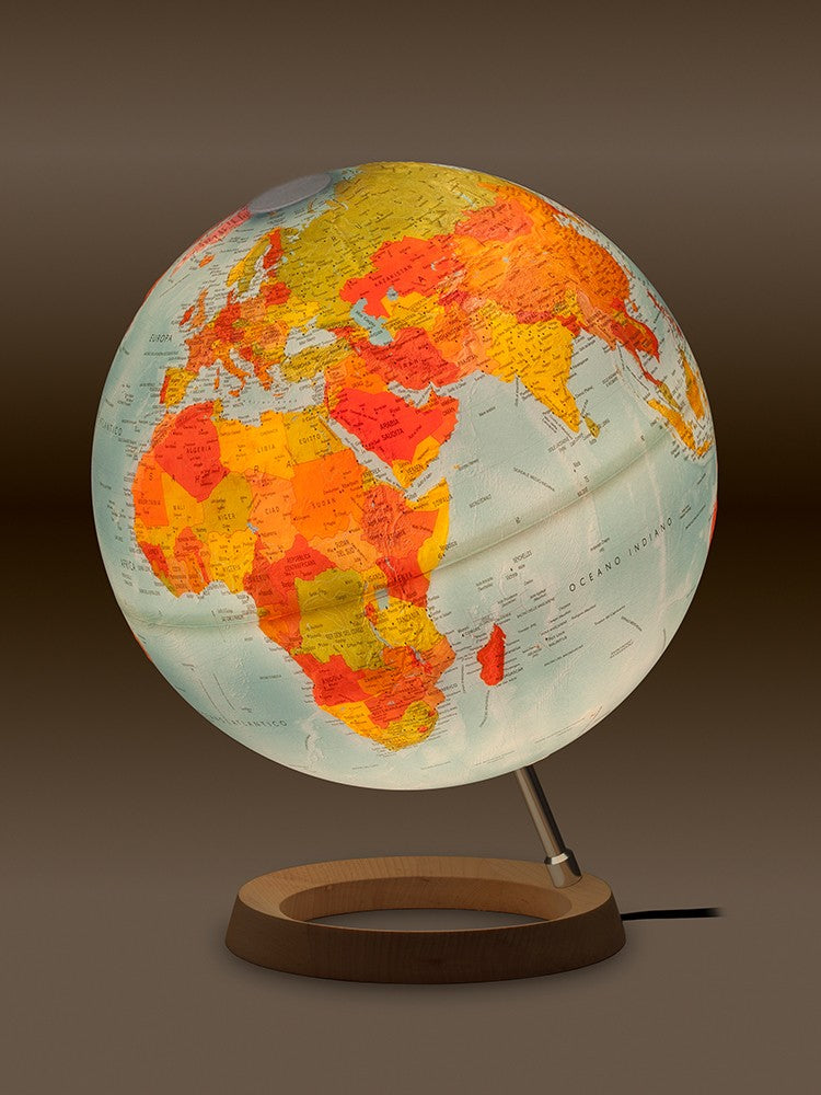 Mappemonde "FCR" la terre en relief - sicjeg