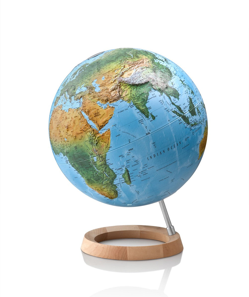 Mappemonde "FCR" la terre en relief - sicjeg