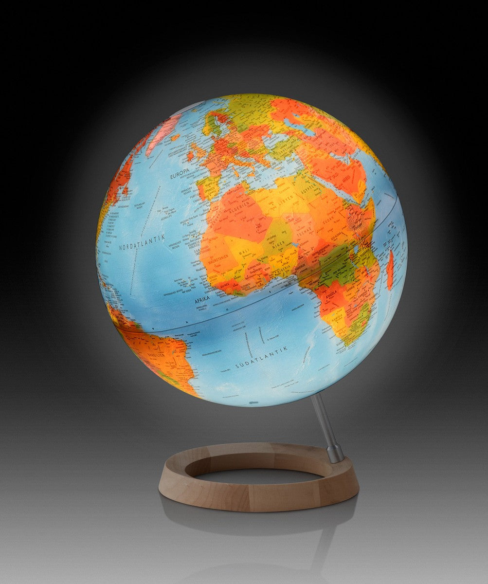 Mappemonde "FCR" la terre en relief - sicjeg