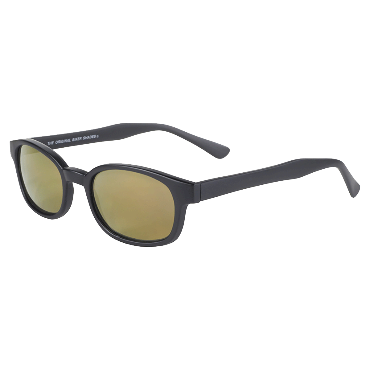 X-KD's 1000 - Dorées miroir - Monture noir mat - Lunettes de soleil