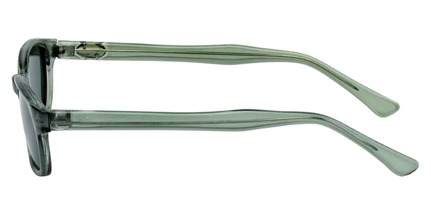 X-KD's 11269 – Verres verts polarisés – Monture vert translucide