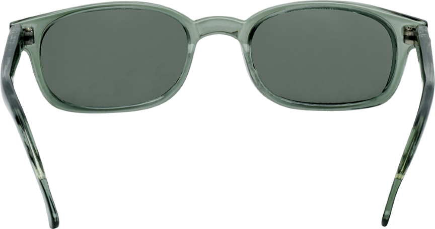 X-KD's 11269 – Verres verts polarisés – Monture vert translucide