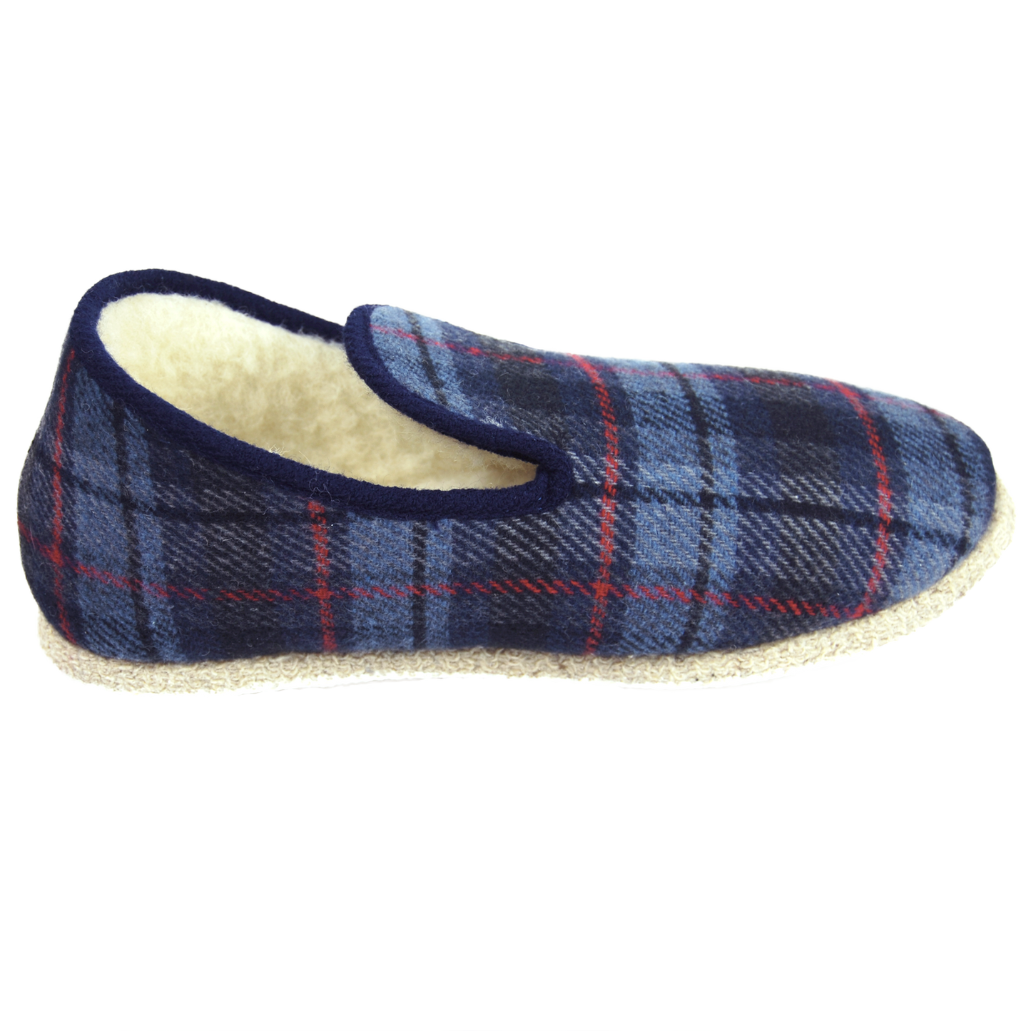 Charentaises FAMAS - Mixtes - Ecossais marine