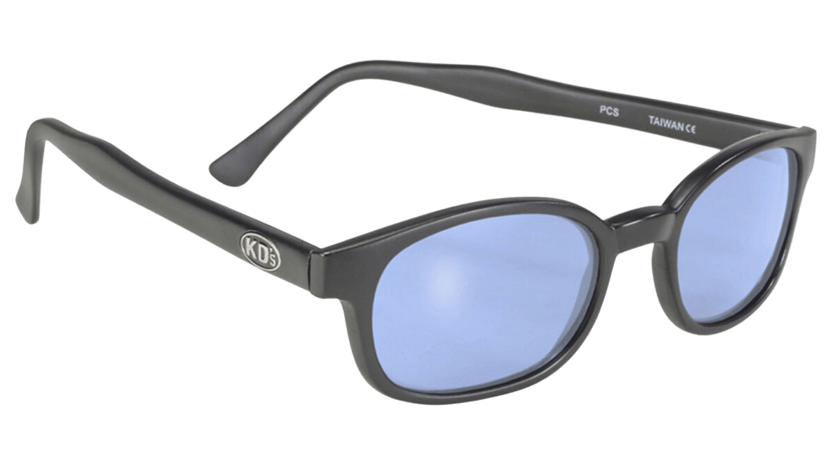 X-KD's 10012 - Bleu - Monture noir mat - Lunettes de soleil