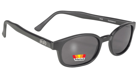 X-KD's 10019 - Gris Polarisés - Monture noir mat - Lunettes de soleil