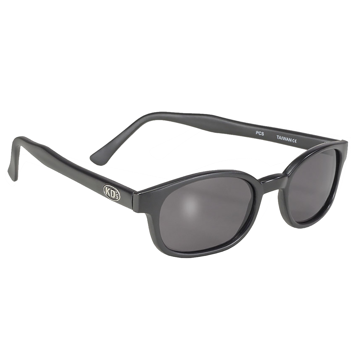 lunette X-kd's verres mumés et monture noir mat 3/4 avant droite
