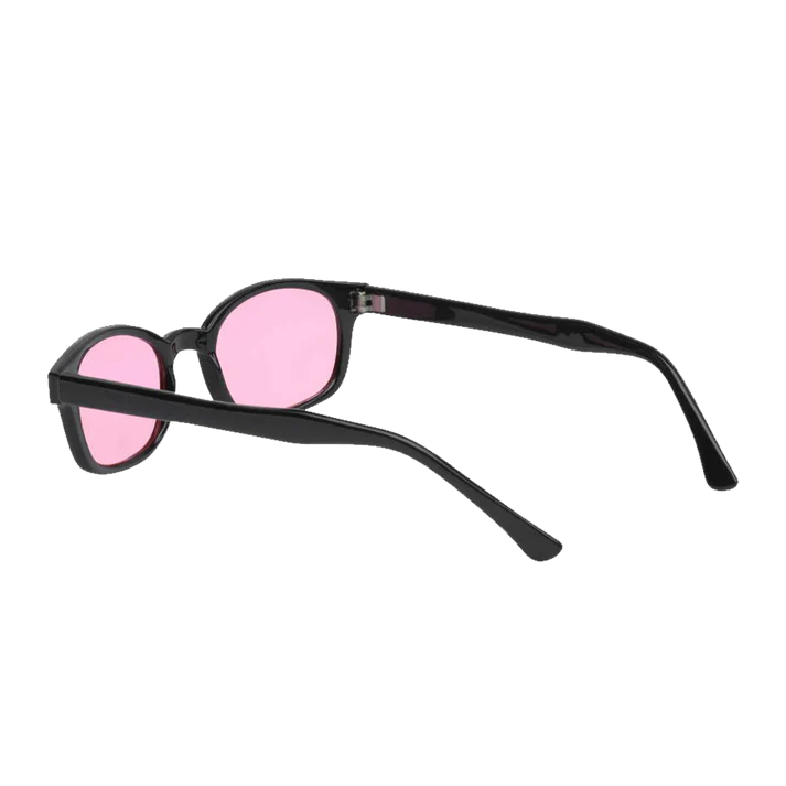 X-KD's 1014 – Verres rose clair – Monture noir brillant