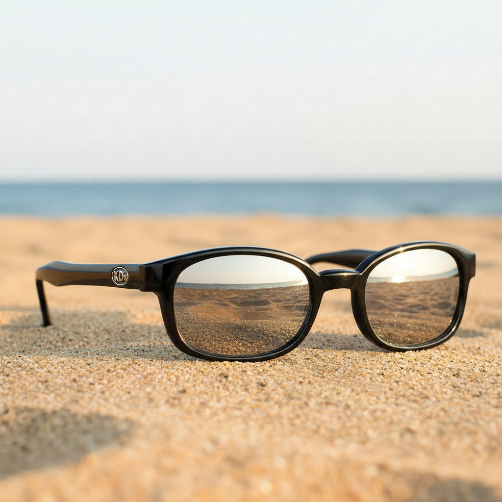 kds_20113_noir_brillant_clair_miroir_argent_plage