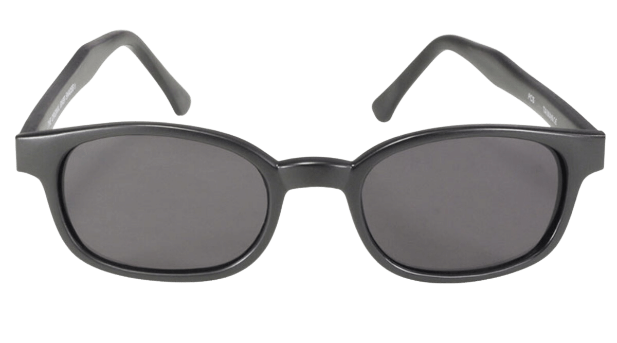X-KD's 10019 - Gris Polarisés - Monture noir mat - Lunettes de soleil
