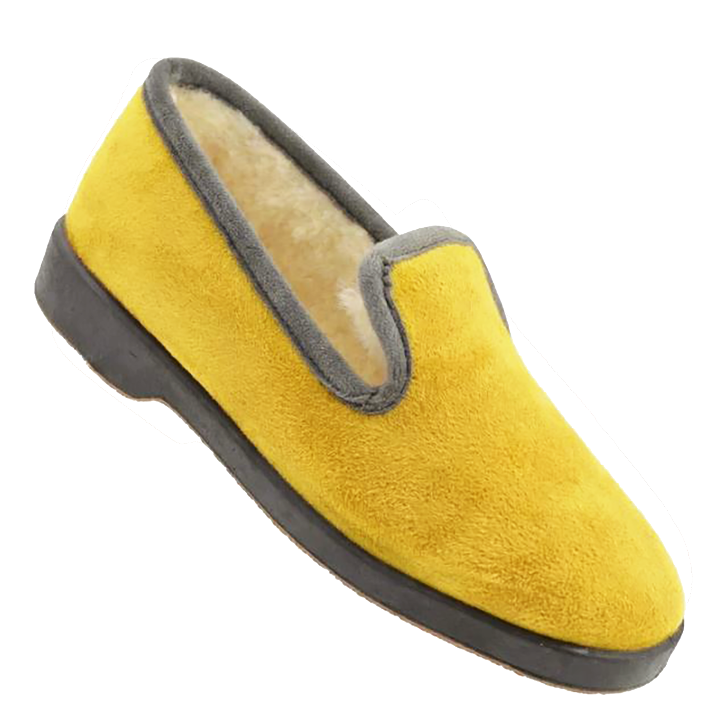 McGarland Pantoufle jaune laine