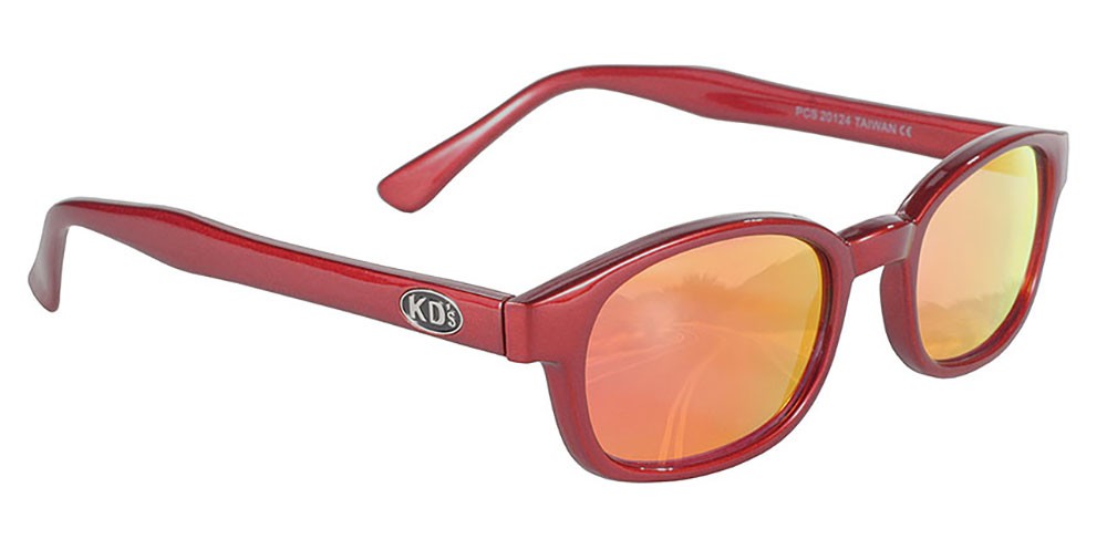 KD's 20124 - Rouge Métal - lunettes de soleil