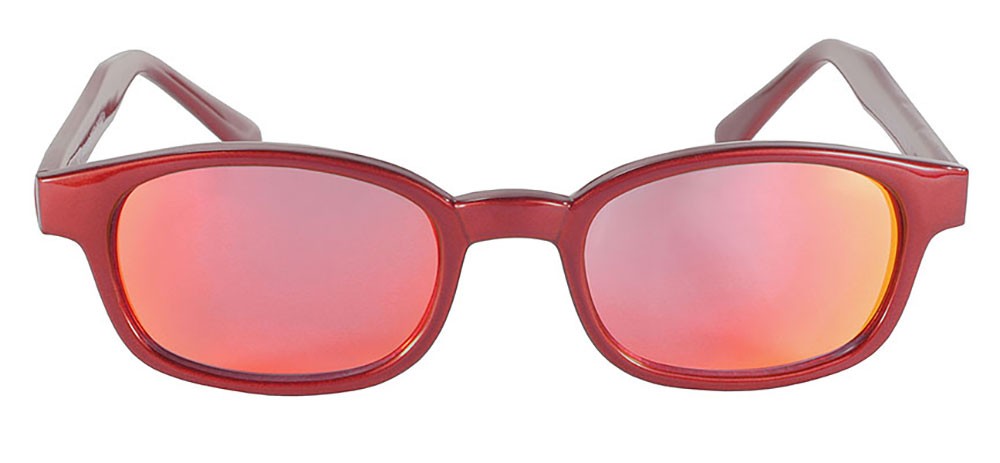 KD's 20124 - Rouge Métal - lunettes de soleil