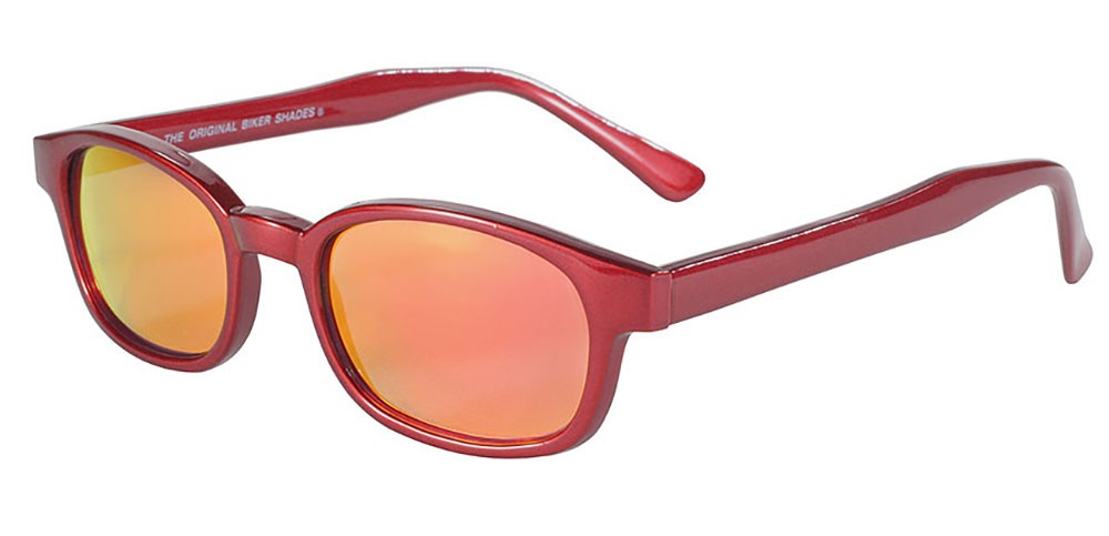 KD's 20124 - Rouge Métal - lunettes de soleil