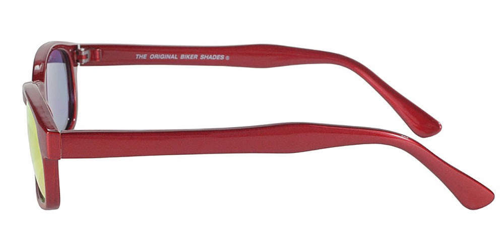 KD's 20124 - Rouge Métal - lunettes de soleil