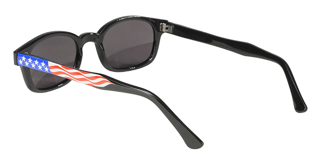 X-KD's 10050 - Fumées - Drapeau U.S - lunettes de soleil