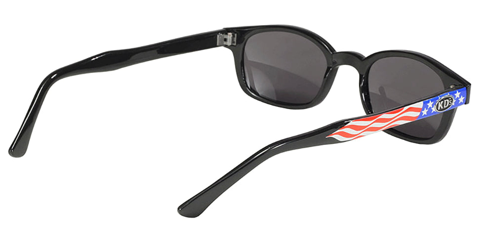 X-KD's 10050 - Fumées - Drapeau U.S - lunettes de soleil