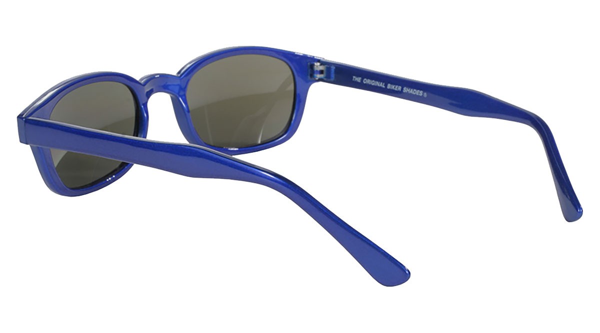 X-KD's 10122 - Bleu glacé - verres miroir - lunettes de soleil