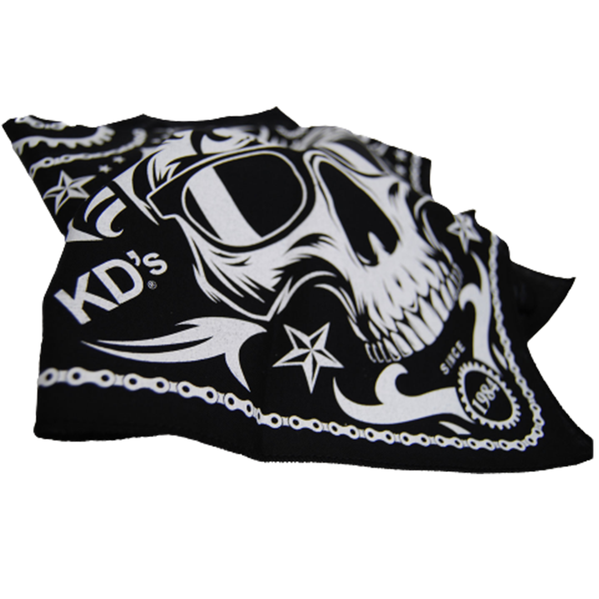 Kd's classic - Bandana skull - noir et blanc