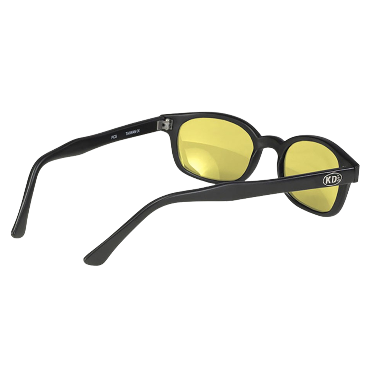 KD's 21112 - Verres jaunes - Monture noir mat - Lunettes de soleil