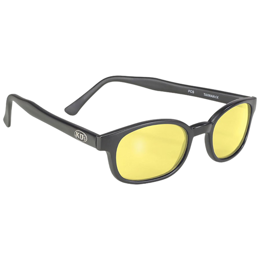 KD's 21112 - Verres jaunes - Monture noir mat - Lunettes de soleil