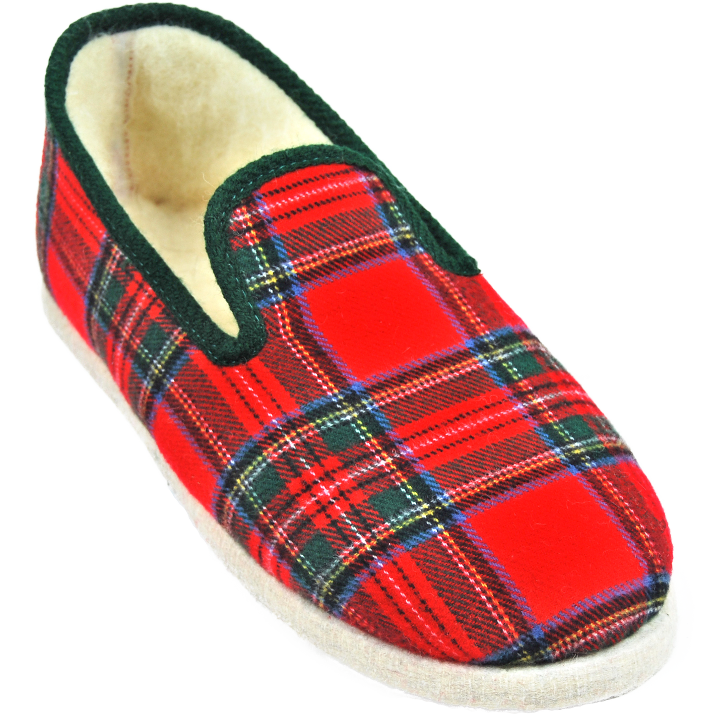 Charentaises BALMORE - Ecossais rouge